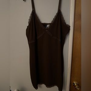 Brown H&M summer dress